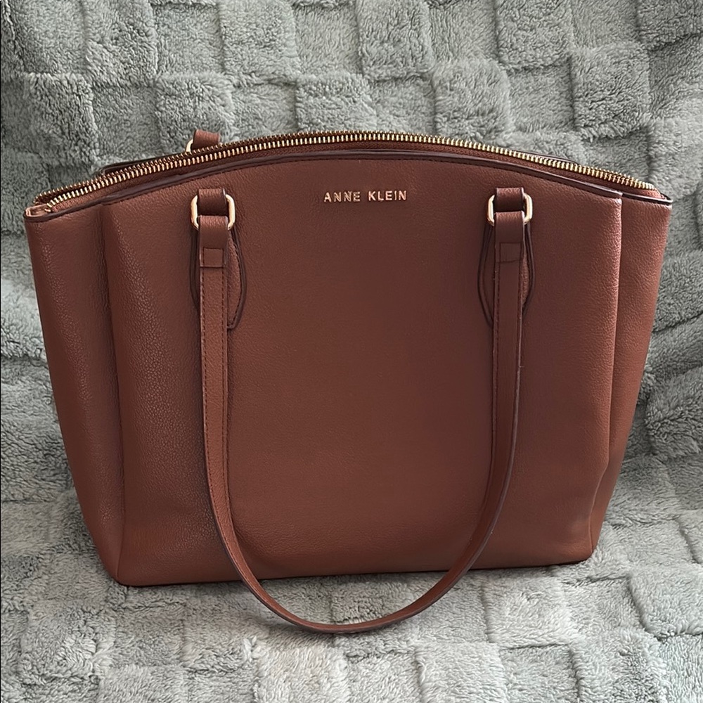 Anne Klein Brown Tote Bag